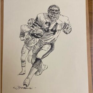 1981 Shell Oil Chicago Bears Posters Payton Page Harper Fencik Evans Baschnagel